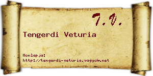 Tengerdi Veturia névjegykártya